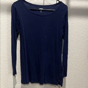 Old Navy Maternity Blue Long Sleeve Tee